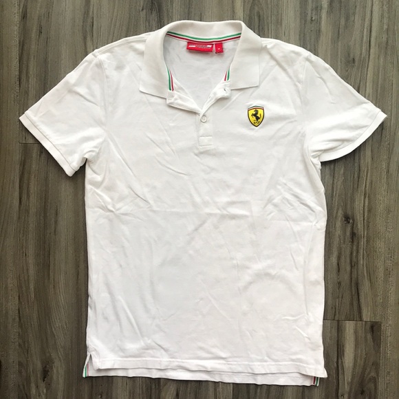 Ferrari Other - 🚨 DONATING White Ferrari Polo Shirt